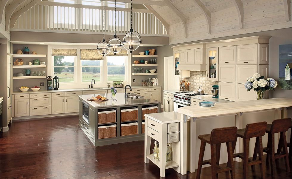 The Beige Kitchen in The Retro Style