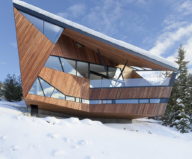 Modern country house upon the project of Patkau architects studio 1