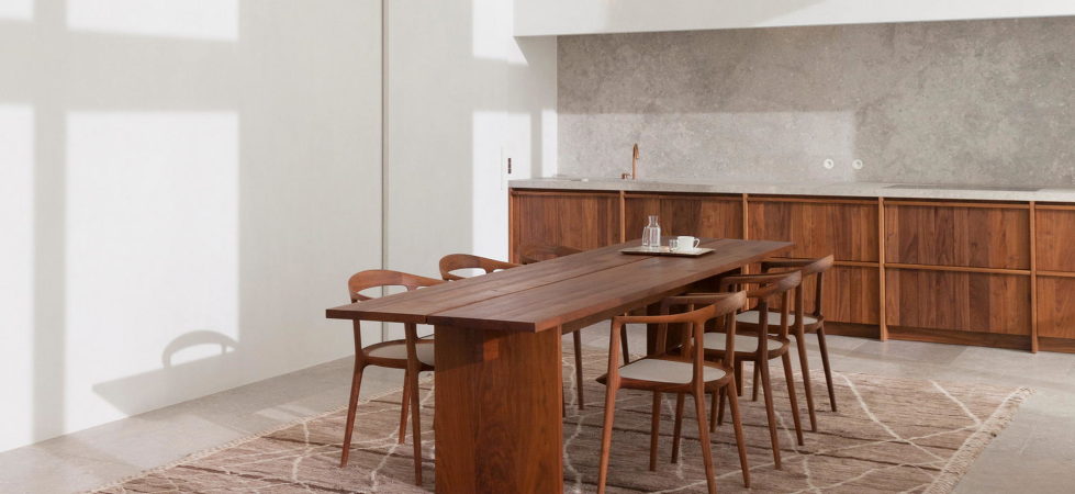 Stone and Wood in The Interior of The Penthouse In Belgium 1