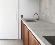 Stone and Wood in The Interior of The Penthouse In Belgium 3