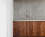 Stone and Wood in The Interior of The Penthouse In Belgium 4