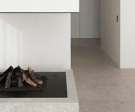 Stone and Wood in The Interior of The Penthouse In Belgium 6