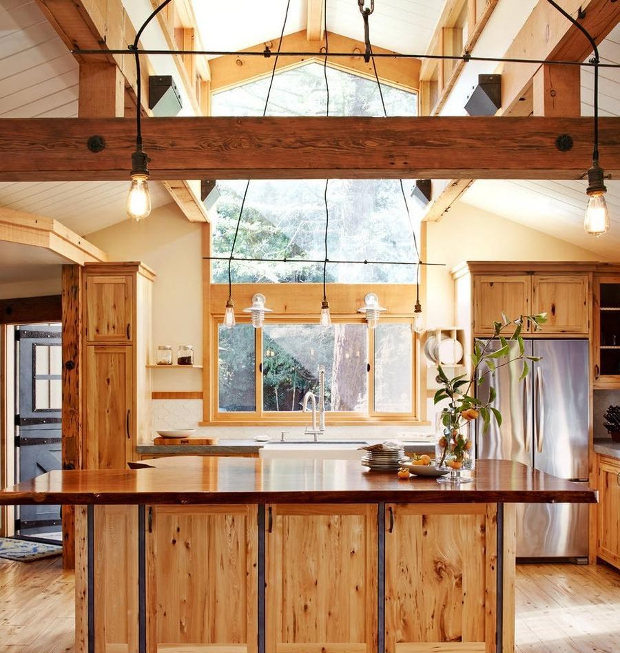 additional windows under the roof in kitchen