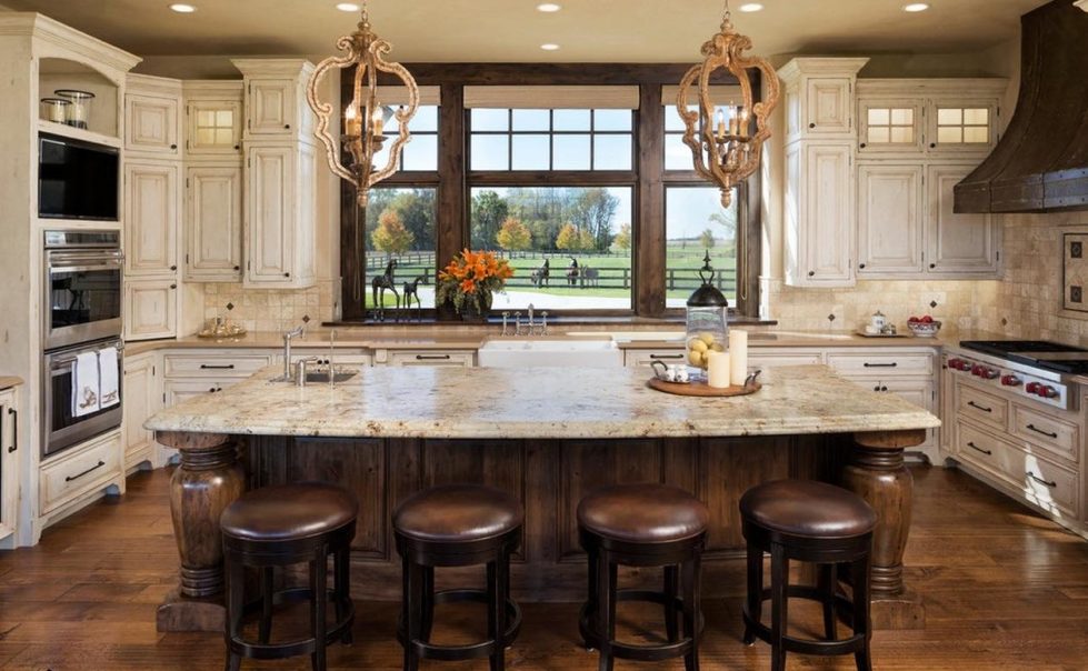 area in country kitchen