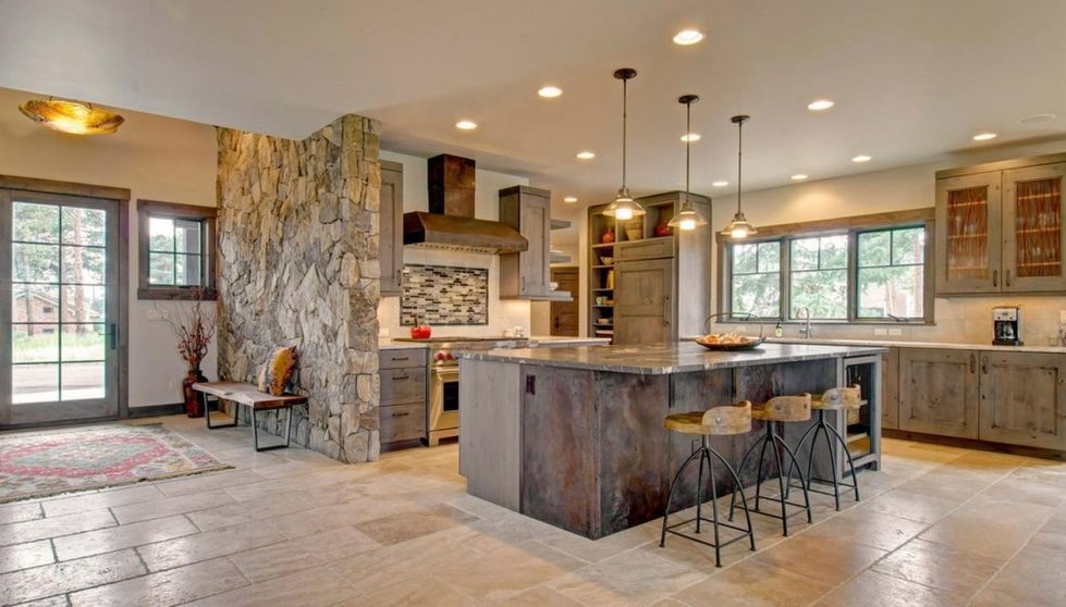 colors for country style kitchen