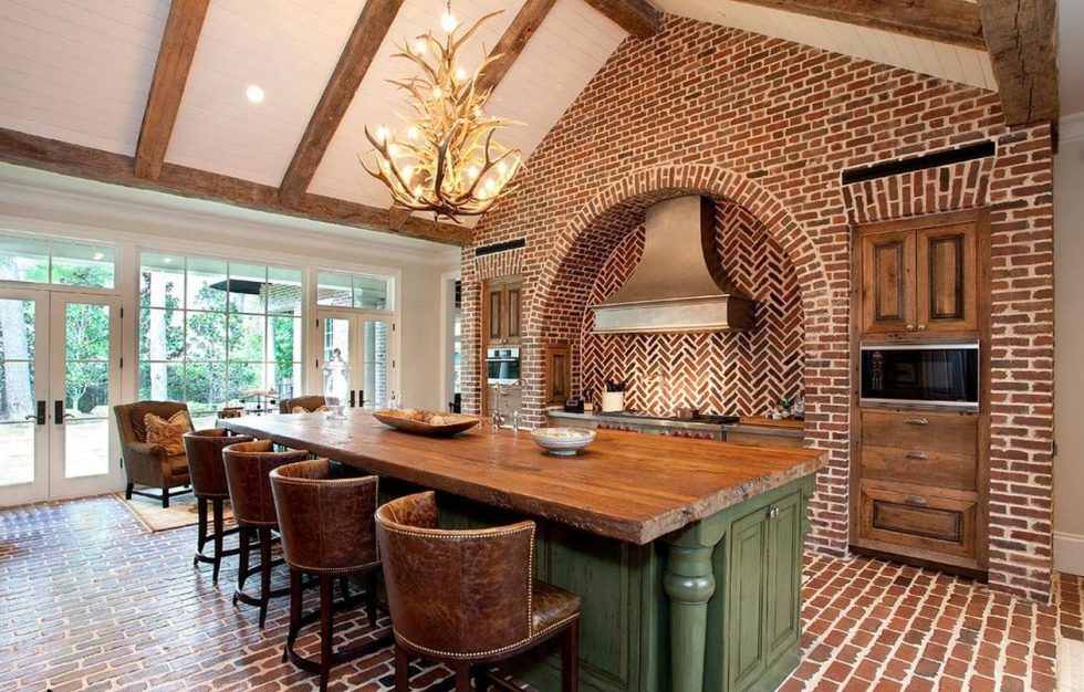 kitchen design in the country style projects