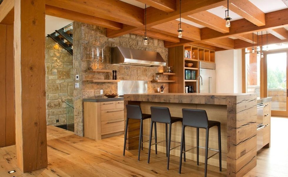 walls of the kitchen